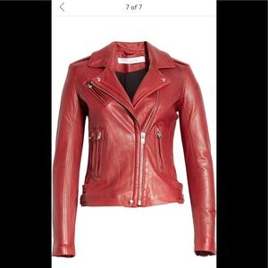 IRO 💯 lambskin moto jacket